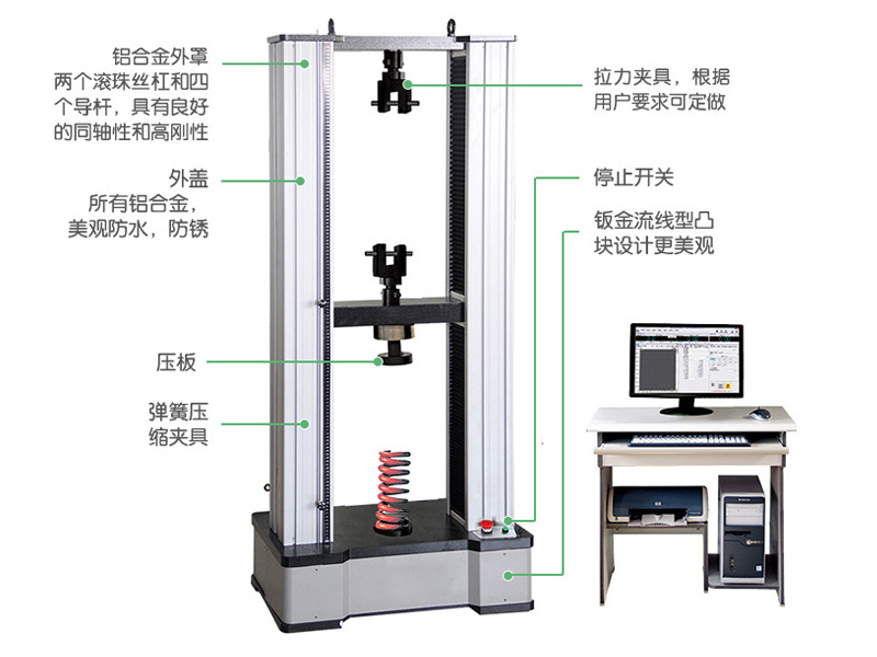 全自動液晶顯示彈簧拉壓試驗機(jī)